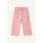 DeFacto Wide Leg Jakarlı Pantolon Kız Bebek H1872A526SP - Pembe-PN636 - 2 - 3 Yaş