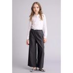DeFacto Wide Leg Jean Görünümlü Pantolon Kız Çocuk G6814A826SM - Siyah-BK27 - 9 - 10 Yaş