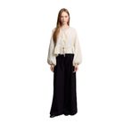 DeFacto Wide Leg Krep Pantolon Siyah, XS, G1467AX25AU, Siyah-BK81, Kadın
