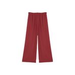 DeFacto Wide Leg Krinkıl Kumaş Pantolon, 36, E7978AX25SM, Bordo-BR201, Kadın