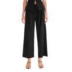 DeFacto Wide Leg Normal Bel Pantolon, 40, E7241AX25AU, Siyah, Kadın