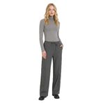 DeFacto Wide Leg Normal Bel Standart Boy Pantolon, 34, C1428AX25AUAR191-218052, Antrasit, Kadın