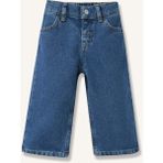 DeFacto Wide Leg Pamuklu Pantolon Kız Bebek H2200A526HS - Mavi-NM34 - 2 - 3 Yaş