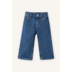 DeFacto Wide Leg Pamuklu Pantolon Kız Bebek H2200A526HS - Mavi-NM34 - 3 - 4 Yaş