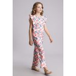 DeFacto Wide Leg Pantolon Kız Çocuk H1510A826SM - Bej-BG737 - 8 - 9 Yaş