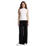 DeFacto Wide Leg Pantolon, XL, G5510AX26SP, Siyah-BK81, Kadın