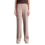 DeFacto Wide Leg Skuba Dalgıç Kumaş Sporcu Pantolon, XS, G1185AX26SP, Kahve-BN490, Kadın