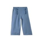 DeFacto Wide Leg Tencel Pantolon Kız Bebek, 3-4 Yaş, G8094A5, LT.BLUE, Kız bebek