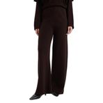 DeFacto Wide Leg Triko Pantolon Kahverengi, 2XL, G7248AX25CW, Kahve-BN320, Kadın