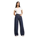 DeFacto Wide Leg Yüksek Bel Düz Paça Uzun Jean Pantolon, 36, G4922AX26SP, Mavi-NM82, Kadın