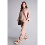 DeFacto Wide Leg Yüksek Bel Modal Pantolon, 34, E8235AX26SM, Bej-BG176, Kadın