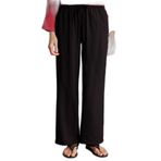 DeFacto Wide Leg Yüksek Bel Pantolon, 38, H7987AX26SM, Siyah, Kadın