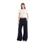 DeFacto Wide Leg Yüksek Bel Uzun Jean Pantolon, 32, E2970AX24CW, Mavi-NM34, Kadın