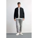Defacto Y2651azgr210 Gri Jogger Fit Beli Bağcıklı Lastikli Esnek Kumaş Cepli Duble Paça Pantolon