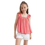 DeFacto Y9152A622HSRD216 Kız Çocuk Regular Kolsuz Viskon Bluz