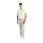 DeFacto Yazlık Jogger Pantolon Slim Fit Dar Kesim Beli Bağcıklı Cepli Düz Paça, 32, TYCB4FDE58C4D2BC04, Gri-GR107, Erkek