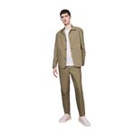 DeFacto Yazlık Kumaş Pantolon Tapered Fit Normal Kesim Düz Paça Cepli, 32, B6667AX24SP, Haki-KH436, Erkek