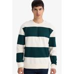 DeFacto Yeşil Sweatshirt, 2XL, F9630AX26SP, Yeşil-GN465, erkek
