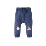 DeFacto Yılbaşı Temalı Beli Lastikli Eşofman Altı Erkek Bebek, 1-3 AY, D6505A524WN, İndigo-IN254, Erkek bebek
