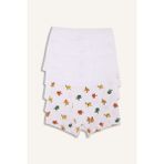 DeFacto Yiyecek Baskılı Penye 5'li Boxer Erkek Çocuk G8556A826SP - Beyaz-WT34 - 5 - 6 Yaş