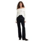 DeFacto Yüksek Bel Straight Fit Jean Pantolon, 44, E9129AX25AUNM40, Siyah, Kadın