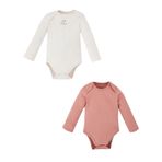 DeFacto Z6667A223SP Bordo Kız Bebek Bisiklet Yaka Fitilli Kaşkorse 2'li Uzun Kollu Çıtçıtlı Body