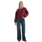 DeFacto%100 Pamuk 90's Wide Leg Yüksek Bel Jean Pantolon, 44, E9122AX26SP, Mavi, Kadın