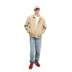 DeFacto%100 Pamuk Baggy Fit Normal Bel Geniş Paça Jean Pantolon, 33, E8421AX25AU, Mavi-NM39, Erkek