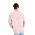 DeFacto%100 Pamuk Boxy Fit Bisiklet Yaka Sırt Baskılı Kısa Kollu Tişört, S, F5766AX25SM, Mor-PR345, Erkek