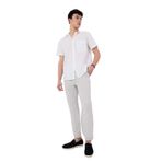 DeFacto%100 Pamuk Keten Görünümlü Yazlık Jogger Pantolon Dar Paça Beli Bağcıklı Lastikli Cepli, 28, Z6475AZ25SP, Gri-GR94, Erkek