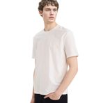 DeFacto%100 Pamuk New Regular Fit Bisiklet Yaka Basic Düz Kısa Kollu Tişört, S, V7699AZ24SP, Beyaz-WT32, Erkek