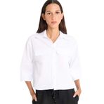 DeFacto%100 Pamuk Oversıze Cepli Oxford Gömlek Beyaz, M, F5593AX25SM, Beyaz-WT32, Kadın