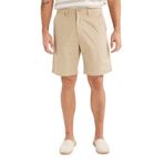 DeFacto%100 Pamuk Regular Fit Gabardin Bermuda Şort, 28, C7684AX25SP, Bej, Erkek