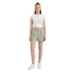 DeFacto%100 Pamuk Regular Fit Normal Bel Gabardin Şort, 36, A3688AX23SM, Yeşil-GN497, Erkek