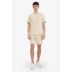 DeFacto%100 Pamuk Relax Fit Çapraz Dokuma Dokulu Cepli Şort, L, E2590AX25SM, Bej-BG430, Erkek