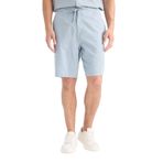 DeFacto%100 Pamuk Relax Fit Cepli Keten Görünümlü Bermuda Şort, 28, C7381AX25SM, Mavi-BE524, Erkek