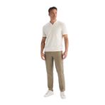 DeFacto%100 Pamuk Relax Fit Rahat Kesim Düz Paça Keten Görünümlü Yazlık Pantolon, 36, D4251AX25SMBG755, Bej, Erkek