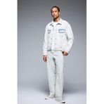 DeFacto%100 Pamuk Relaxed Slouchy Fit Rahat Beli Lastikli Rahat Kesim Dar Paça Siyah Jean Pantolon, 34, B8321AX25SP, Mavi, Erkek