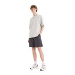 DeFacto%100 Pamuk Slim Fit Dar Kesim Cepli Basic Düz Şort, S, B8673AX25SM, Antrasit-AR104, Erkek