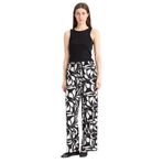 DeFacto%100 Pamuk Wide Leg Poplin Kumaş Palazzo Pantolon, 42, E9907AX25SM, Siyah-BK81, Kadın
