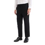 DeFacto%100 Pamuk Yazlık Jogger Pantolon Regular Fit Keten Görünümlü Cepli, 28/30, B4138AX25SPBK81-1013002, Siyah, Erkek