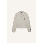 DeFactoFit NBA Los Angeles Lakers Polo Yaka Pike Sporcu Sweatshirt