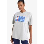 DeFactoFit NBA Wordmark Boxy Fit Bisiklet Yaka Kısa Kollu Tişört Z3128AZ25SMGR210