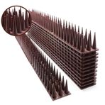 Defender Spikes, Güvercin, Kedi ve Küçük Hayvanlar için Yükseltilmiş Kuş ve Kedi Kovucu - Kanepenizi, Bahçenizi, Dış Mekan Duvarlarınızı, Hırsızlığa Karşı Tırmanışınızı, Plastik Güvenlik Çit