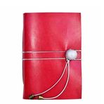 Deffter 64290-8 Krafton Deri Boncuklu Çizgisiz Defter