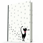 Deffter 8699164646289 Aristocrat Kedi 14x20 Çizgili Sert Kapak Defter