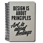 Deffter Conteiner Book Raw And Grey Design Not Defteri