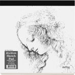 Deffter Da Vinci Sketch Pad Eskiz Defter 20x20 CM 140 G 50 Yapra