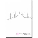 Deffter Defter I Live Istanbul Mosque 14 x 20 cm Defter