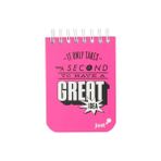Deffter Great Just A7 Bloknot - Çok Renkli